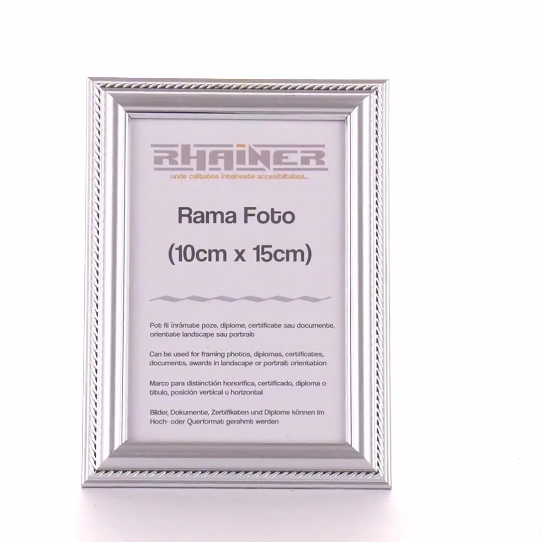 Athos silver photo frame 10x15