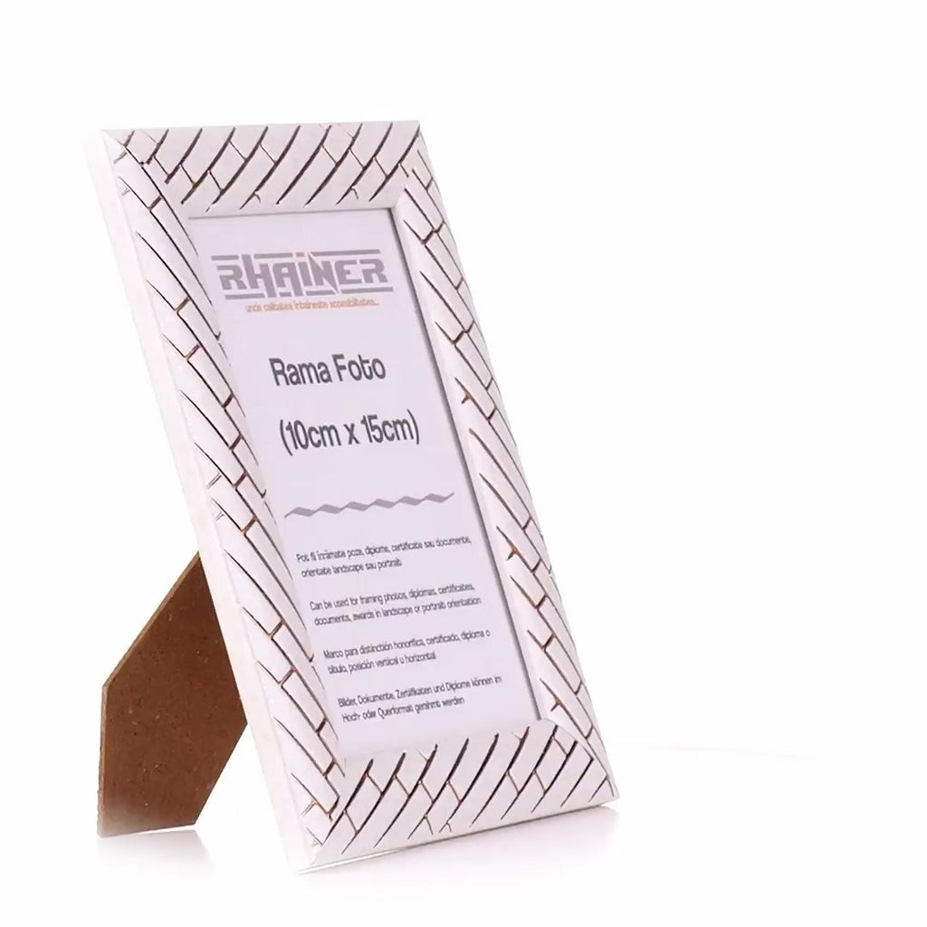 Barrio white+rose gold photo frame 10x15