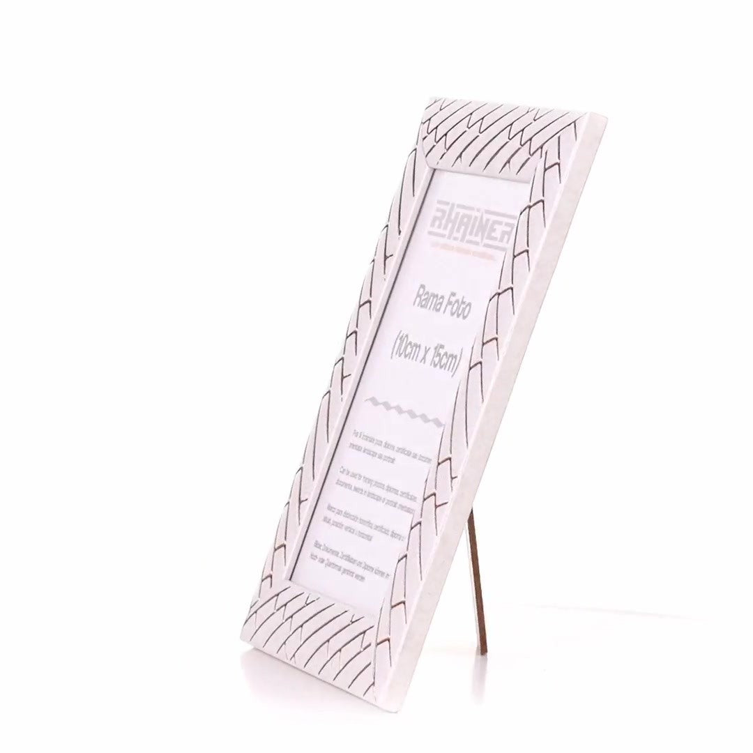 Barrio white+rose gold photo frame 10x15
