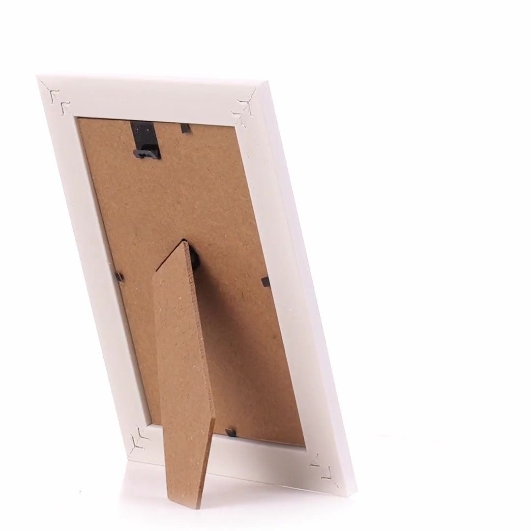 Barrio white+silver photo frame 10x15