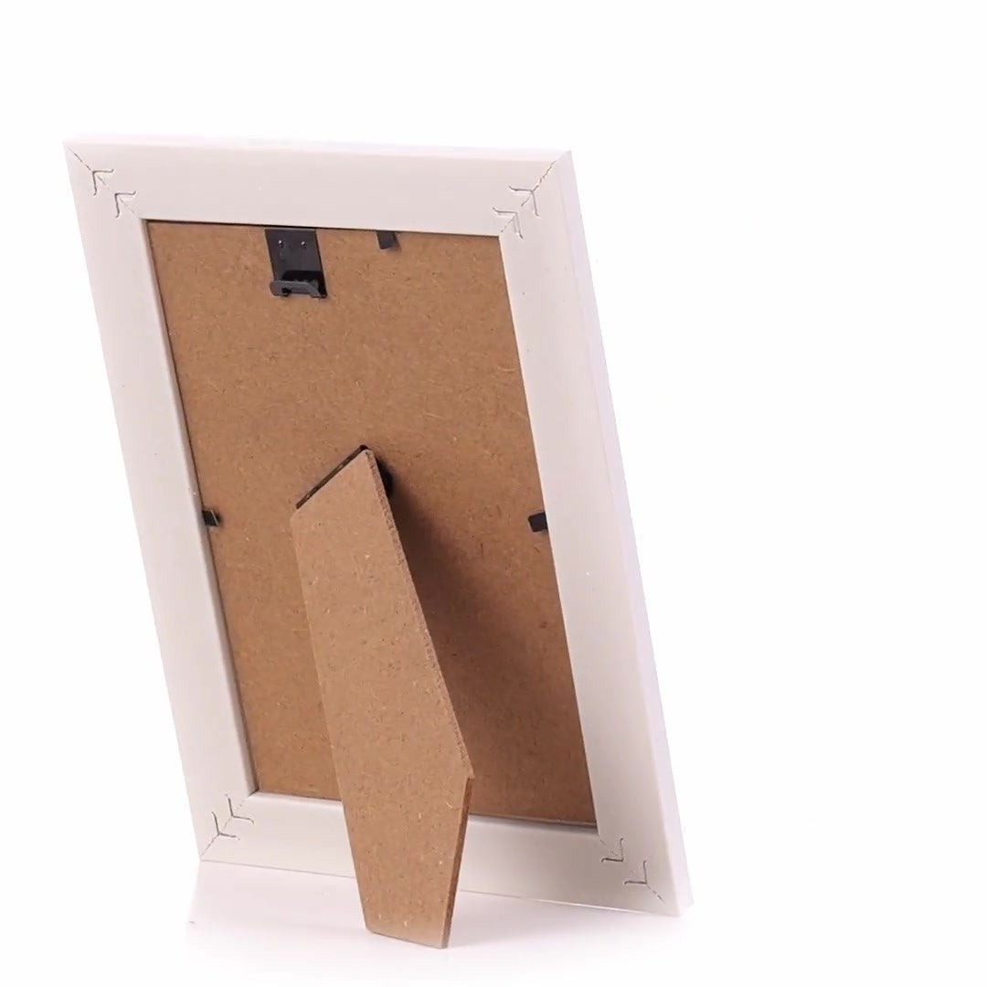 Barrio white+silver photo frame 10x15