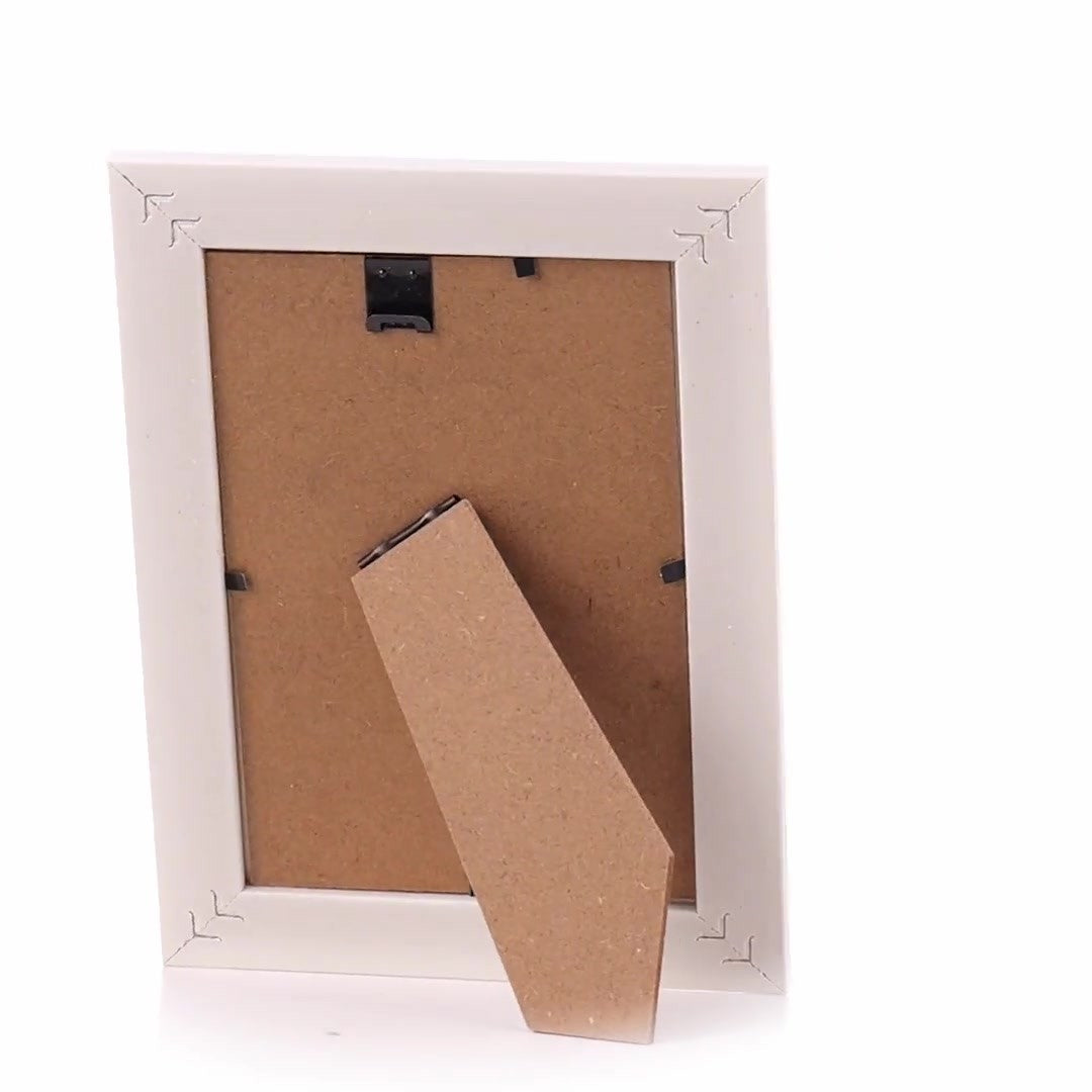 Barrio white+silver photo frame 10x15