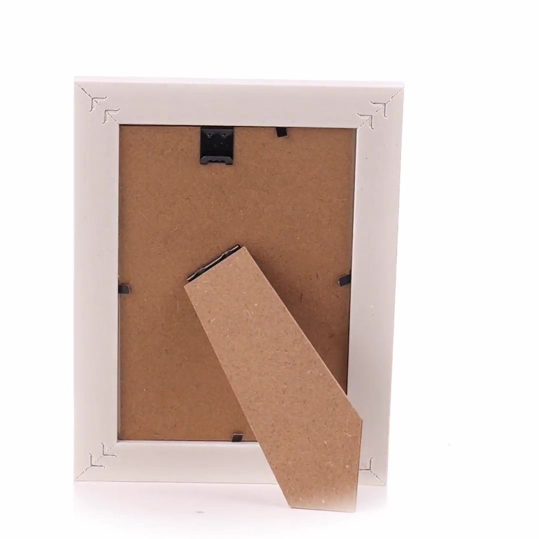 Barrio white+silver photo frame 10x15
