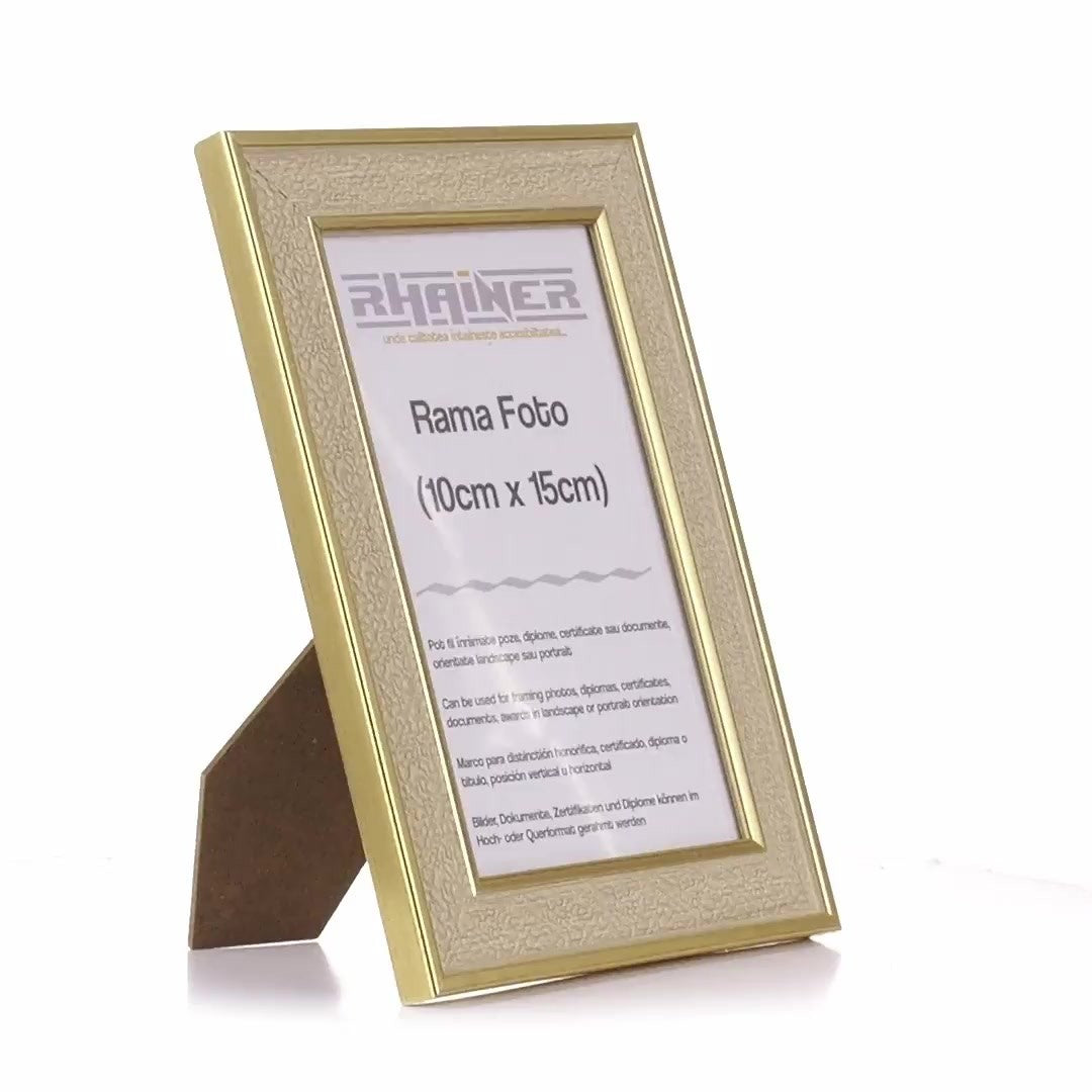 Porto gold photo frame 10x15