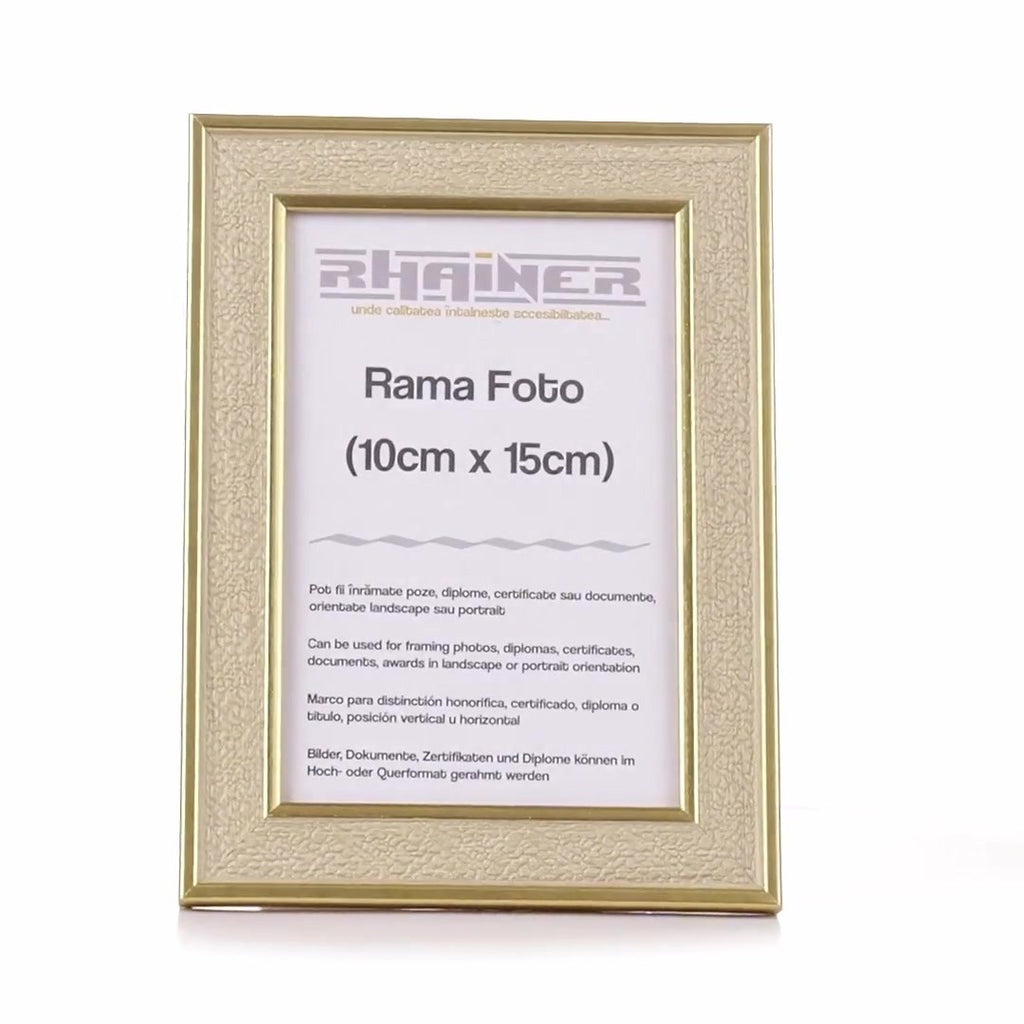 Porto gold photo frame 10x15