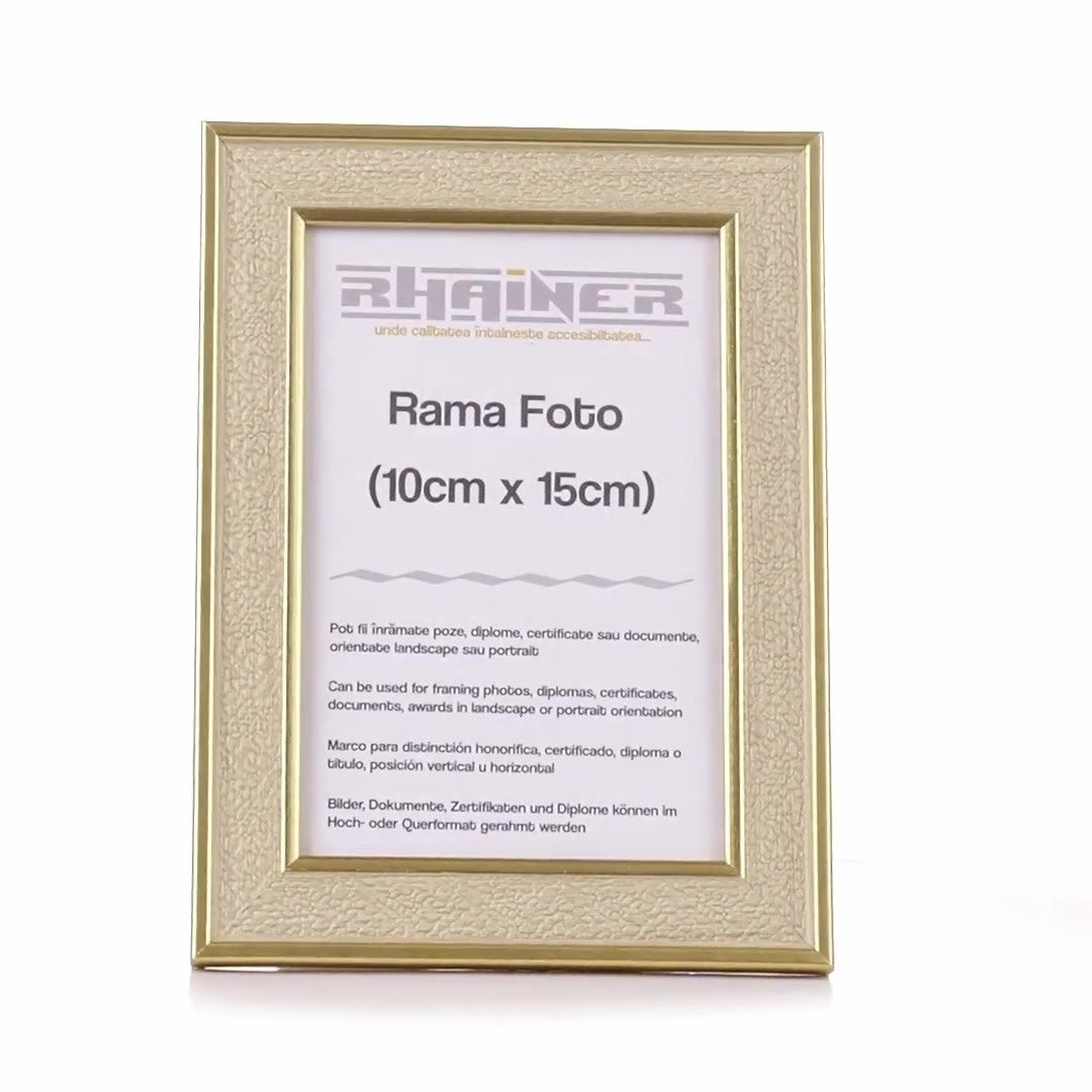 Porto gold photo frame 10x15