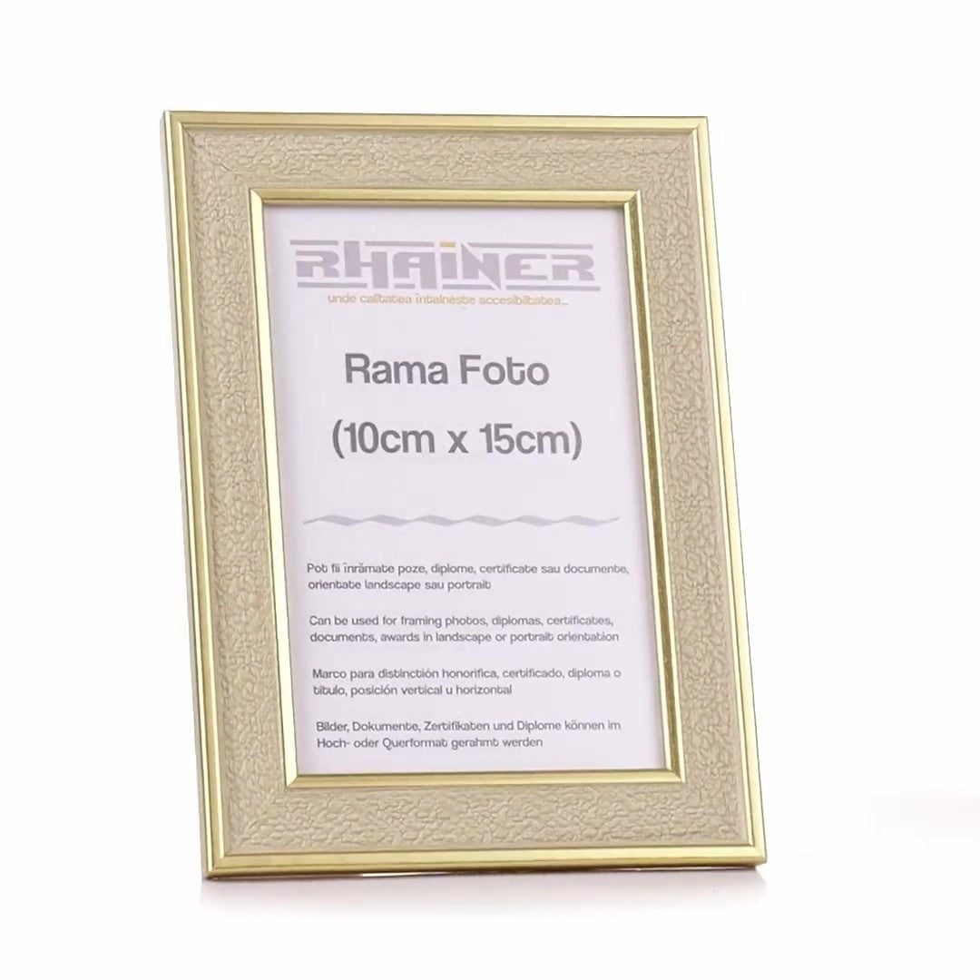 Porto gold photo frame 10x15