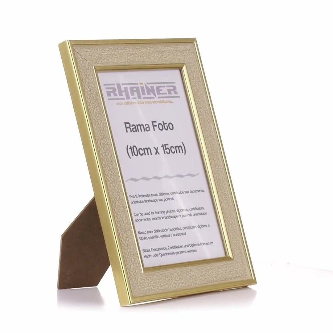Porto gold photo frame 10x15