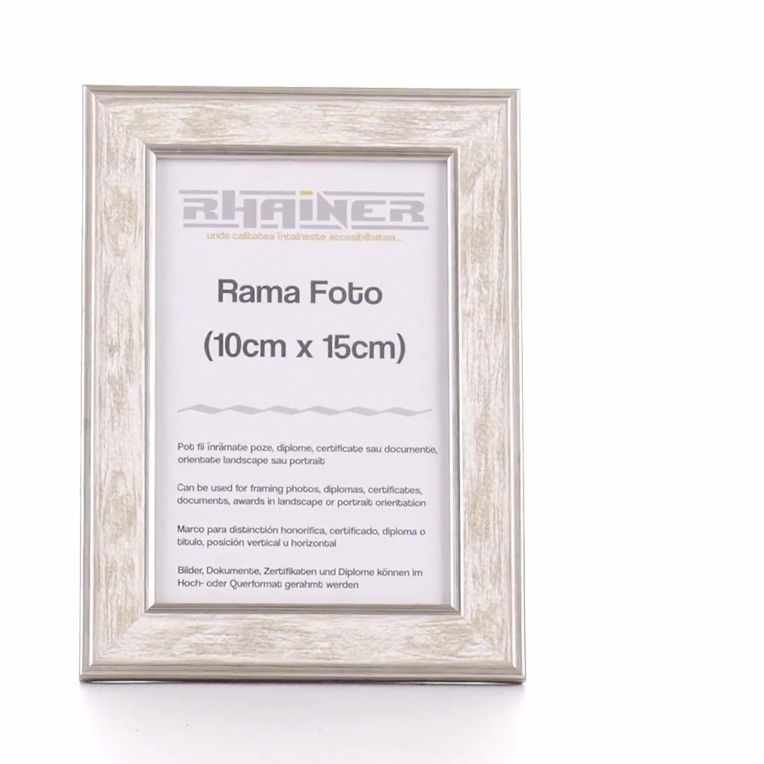 Porto silver photo frame 10x15