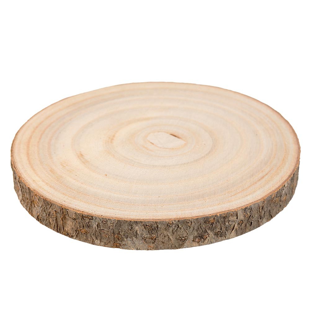 MAXI csiszolatlan fa szelet Ø18cm