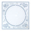 Ceas sticla sublimare LOVE 20x20