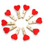 Mini clesti decorativi INIMA - set 10 buc
