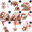 Ornament de brad din carton CRACIUN4 - set 10 buc