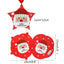 Ornament de brad din carton CRACIUN4 - set 10 buc