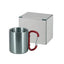 Cana metal inox sublimabila cu maner albastru