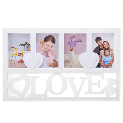 Rama foto colaj LOVE inimi 4 poze