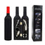 Set 5 accesorii vin in cutie in forma de sticla