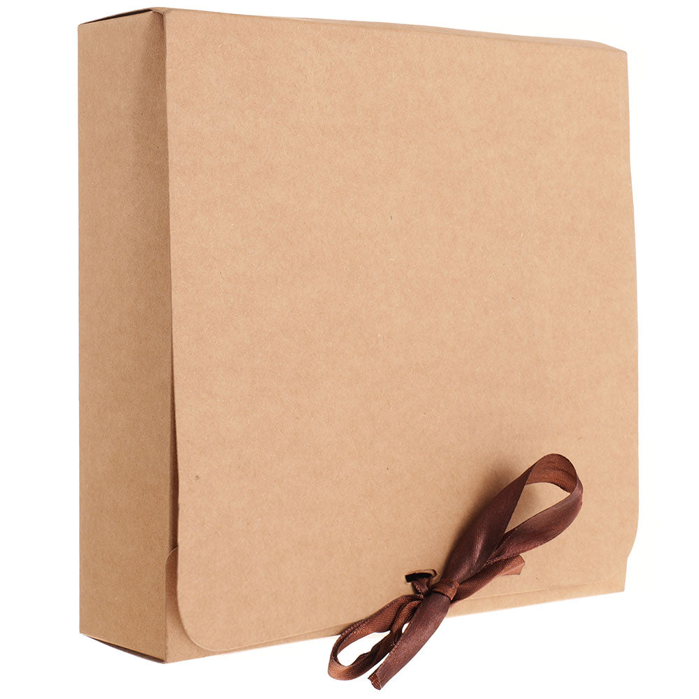 Cutie dreptunghiulara de cadou cu funda 