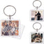 Breloc plastic insertie foto 4x4 - set 100 buc
