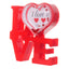 Glob foto LOVE rosu cu LED