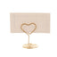 Suport metalic numere de masa Place Card  - INIMA