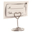 Suport metalic numere de masa Place Card  - INIMA