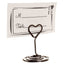 Suport metalic numere de masa Place Card  - INIMA