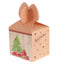 Cutie cani 3D Craciun galbena