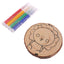 Set de colorat Felie de Lemn