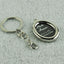 Breloc metalic insertie foto oval