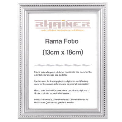 Rama foto Athos argintiu 13x18