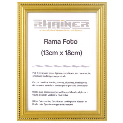 Rama foto Athos auriu 13x18