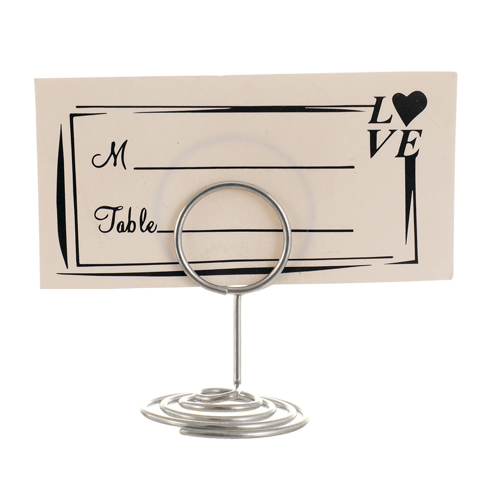 Suport metalic numere de masa si place card  - ROTUND