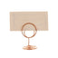 Suport metalic numere de masa si place card  - ROTUND