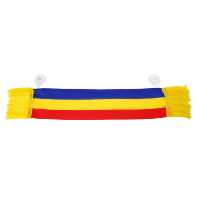 Mini esarfa tricolor pentru interior AUTO cu ventuze
