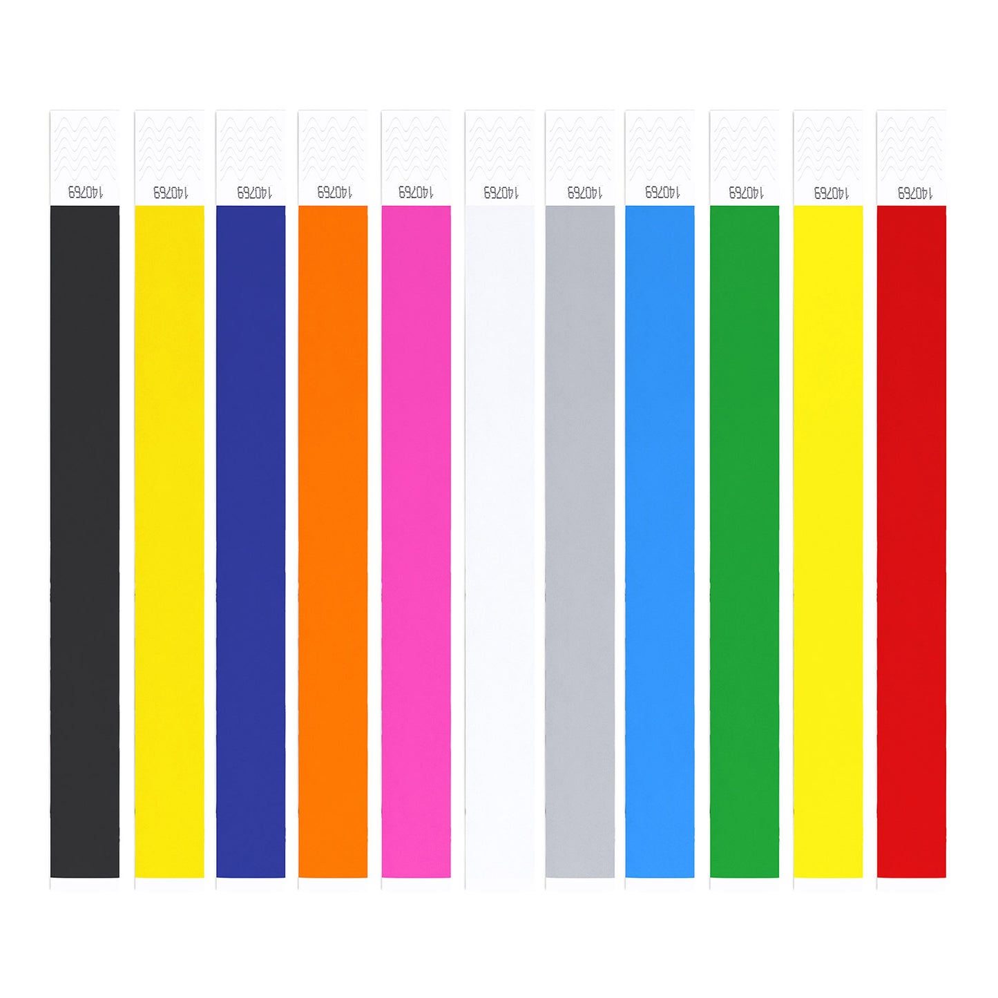 Bratara de petrecere sau festival din fibra sintetica - set de 10 PF3100S140 - Green Print