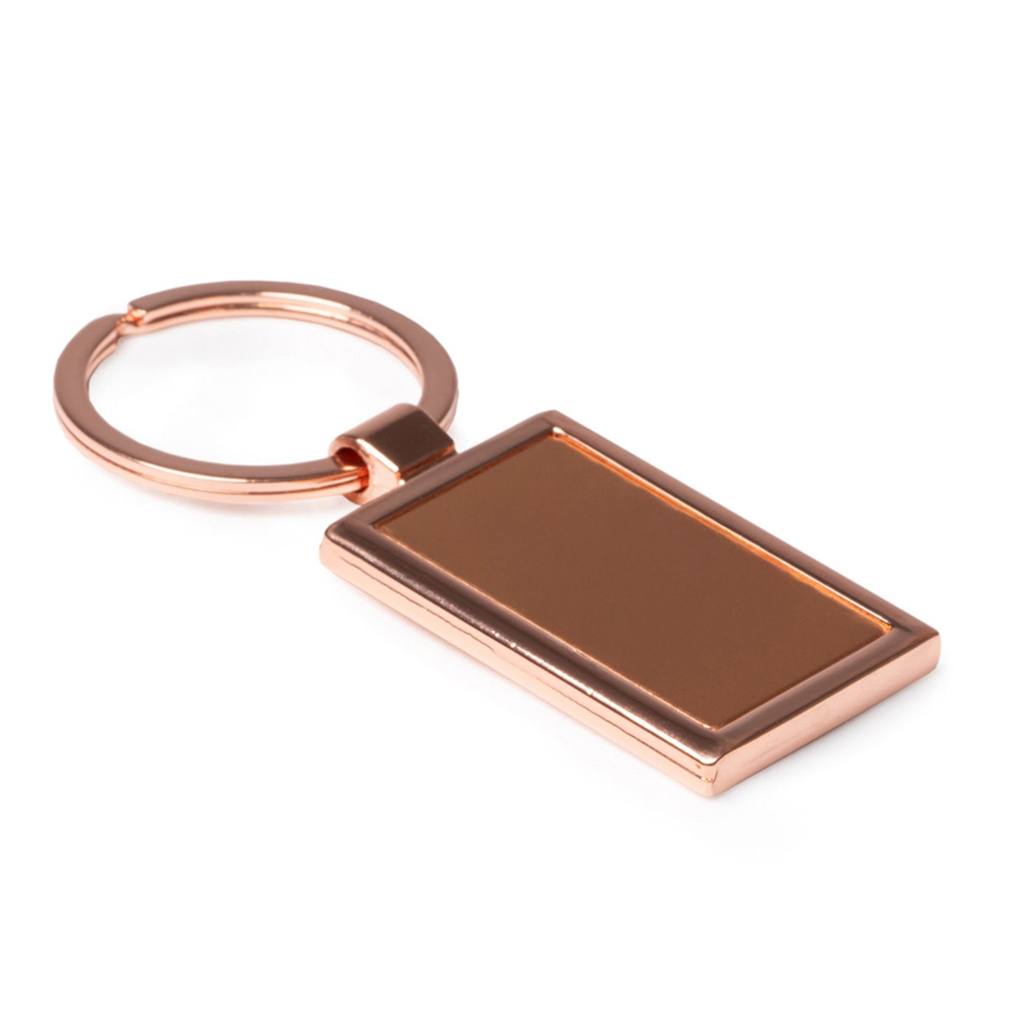 Breloc metalic gravabil Cupru - DREPTUNGHI KO1748S1981 - Green Print