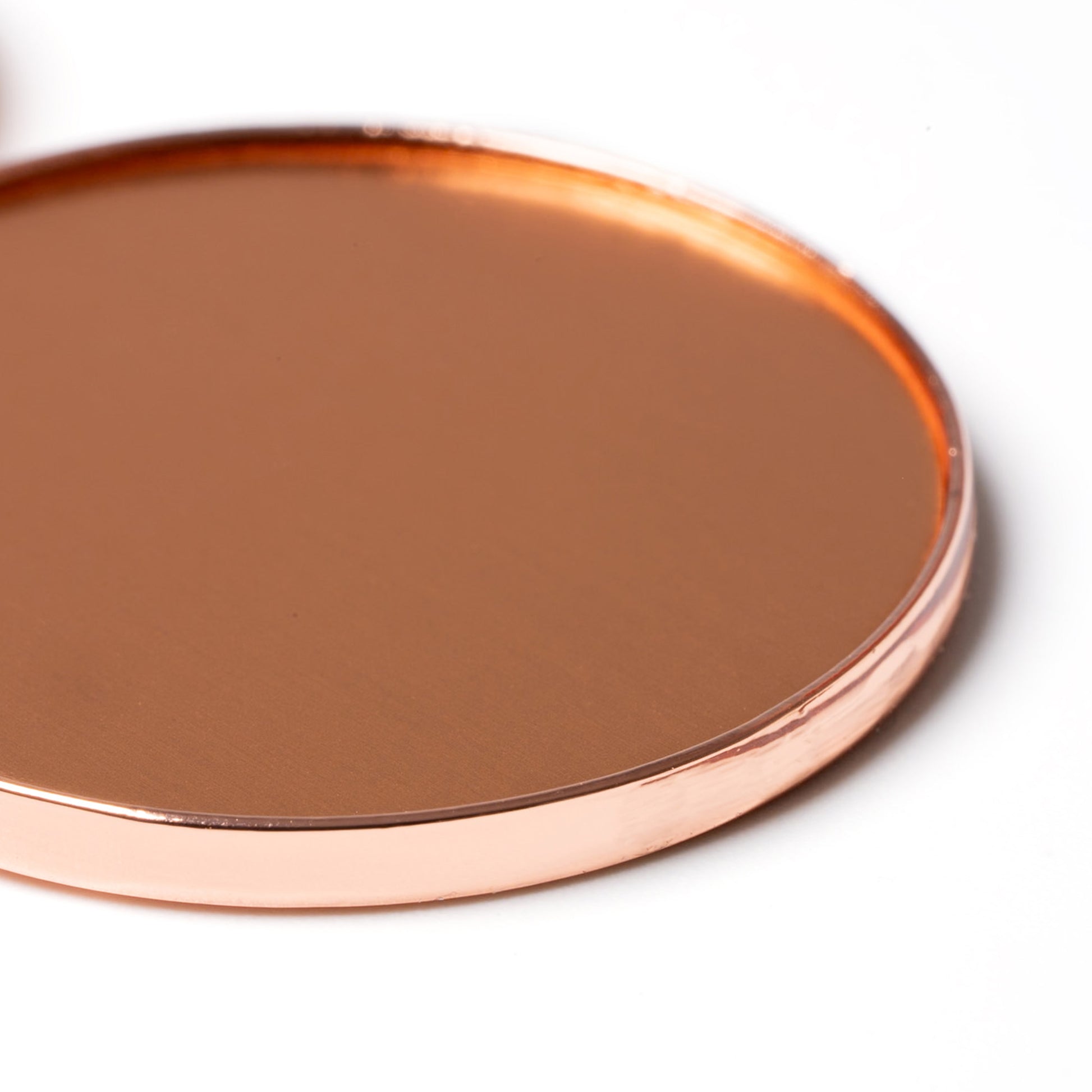 Breloc metalic gravabil Cupru - ROTUND KO1748S1982 - Green Print