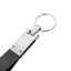 Leather and metal KeyLux keychain