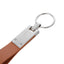 Leather and metal KeyLux keychain