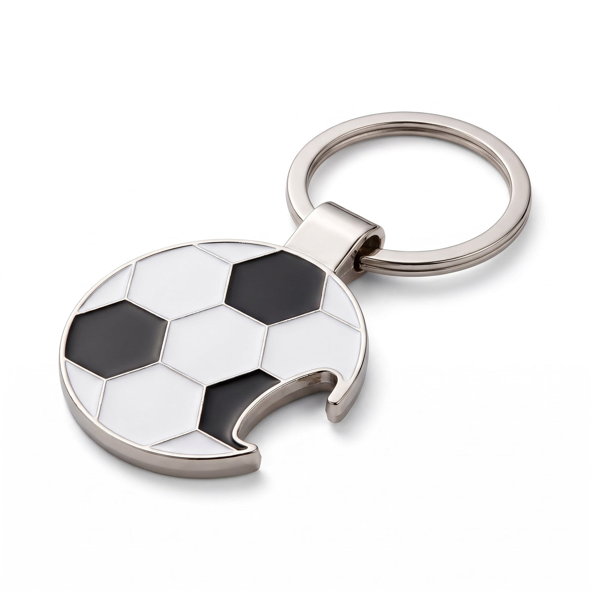 Szublimálható fém kulcstartó Futballlabda