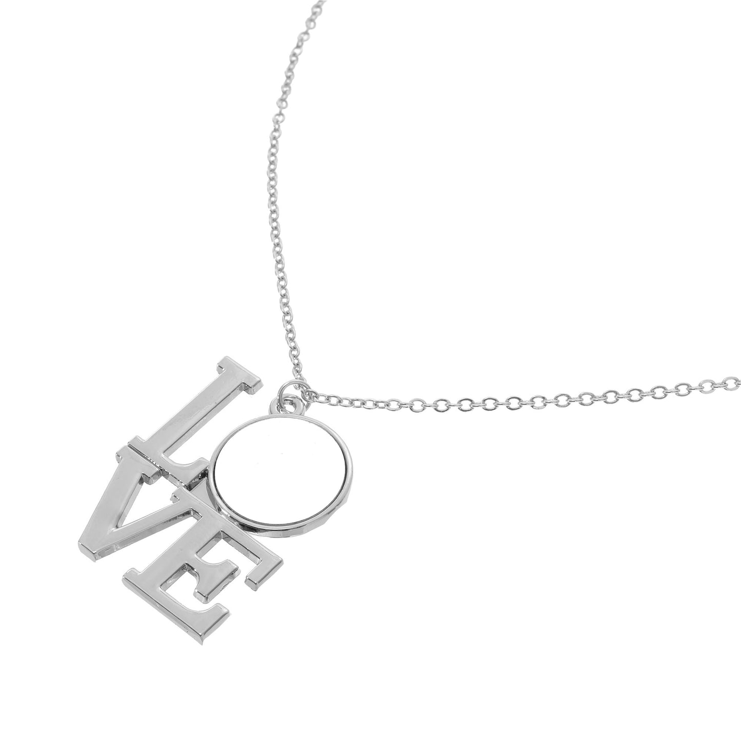Metal LOVE necklace - Sublimation
