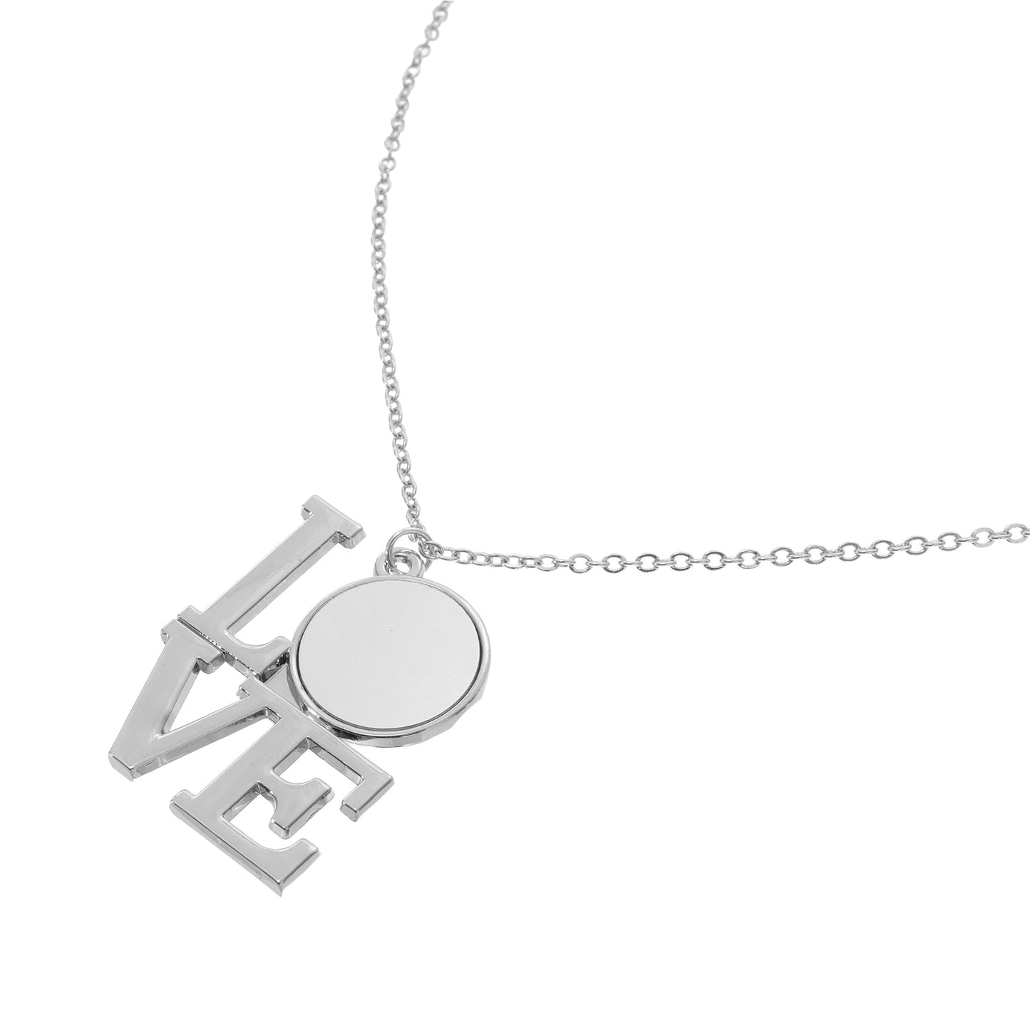 Metal LOVE necklace - Sublimation