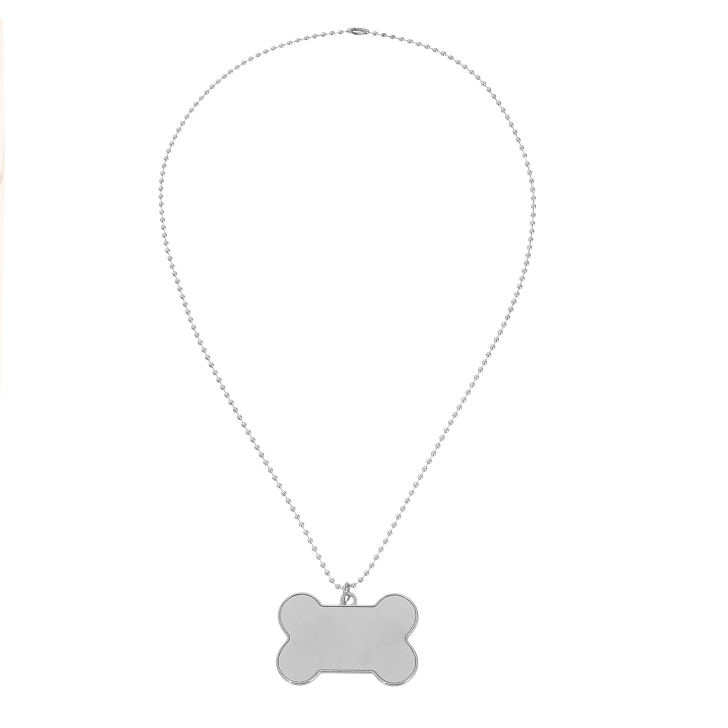 Metal dog bone necklace - Sublimation