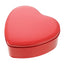 Red metal heart box 12x11x5