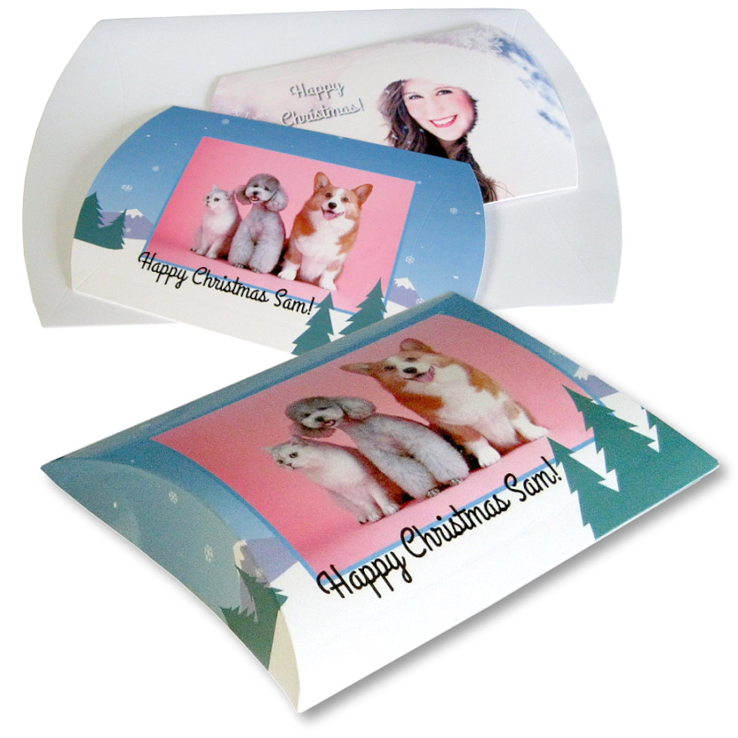 Sublimation box for multiple uses Pillow type - set 10pcs