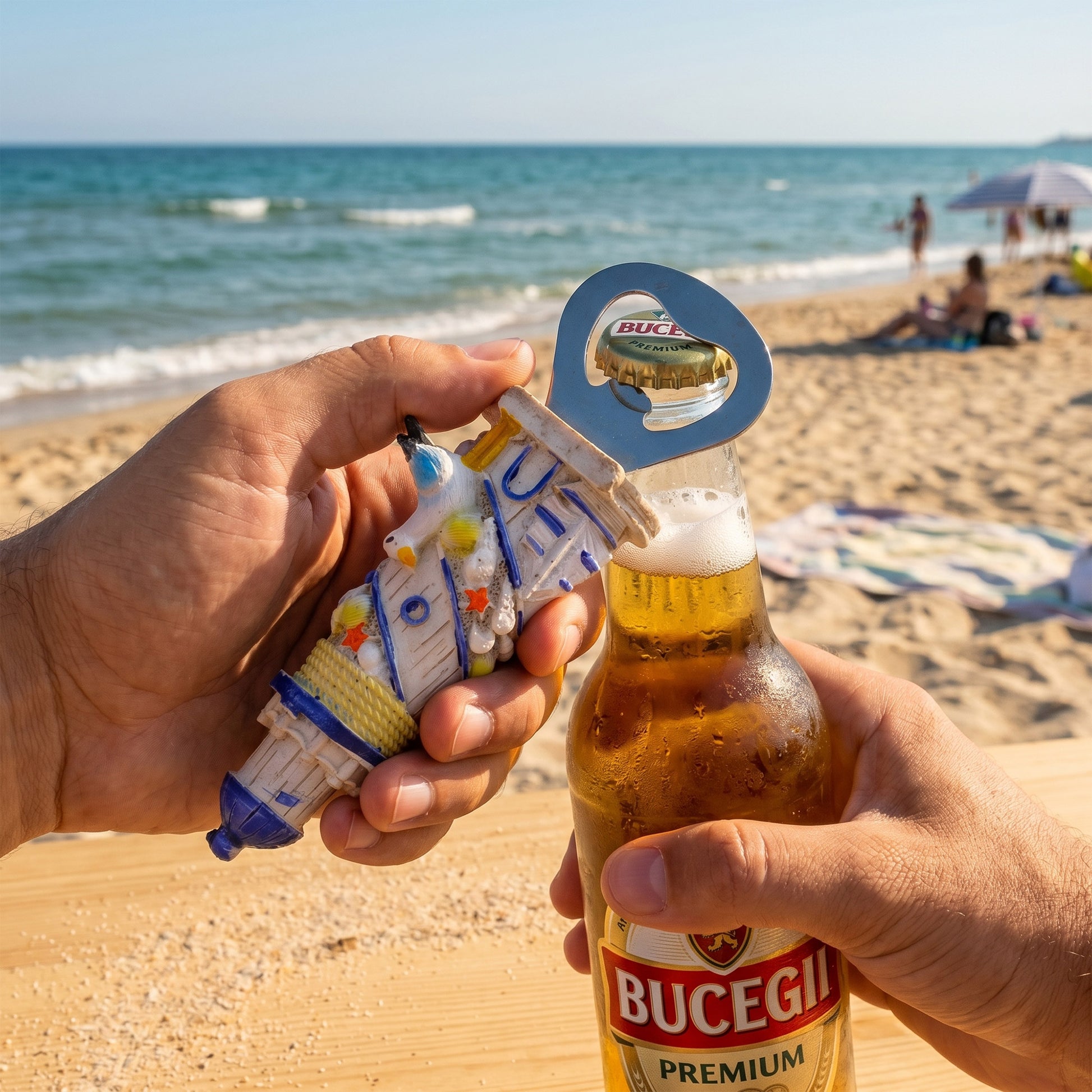 Desfacator cu magnet LITORAL FAR MGF6147 - Green Print