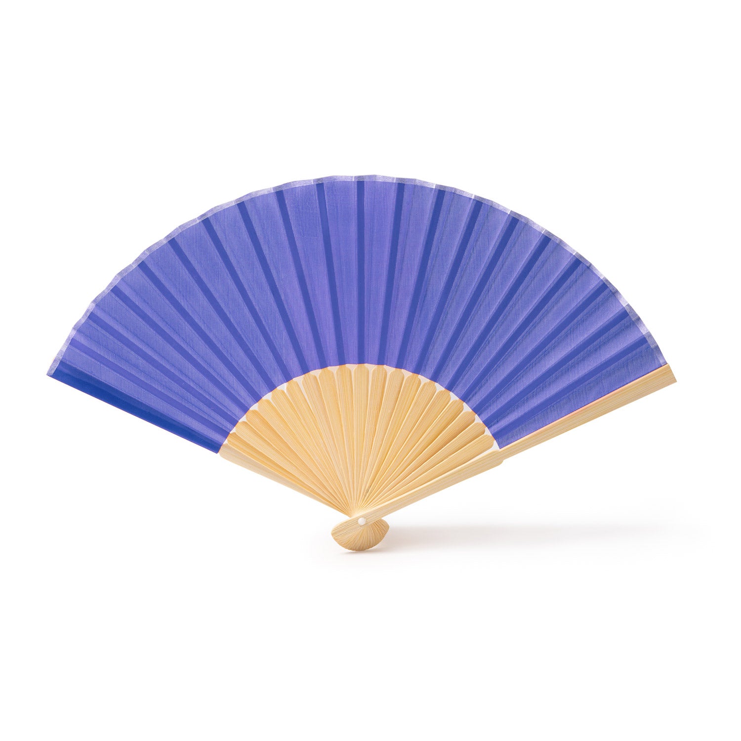 Evantai promotional din lemn si textil FN1617S105 - Green Print