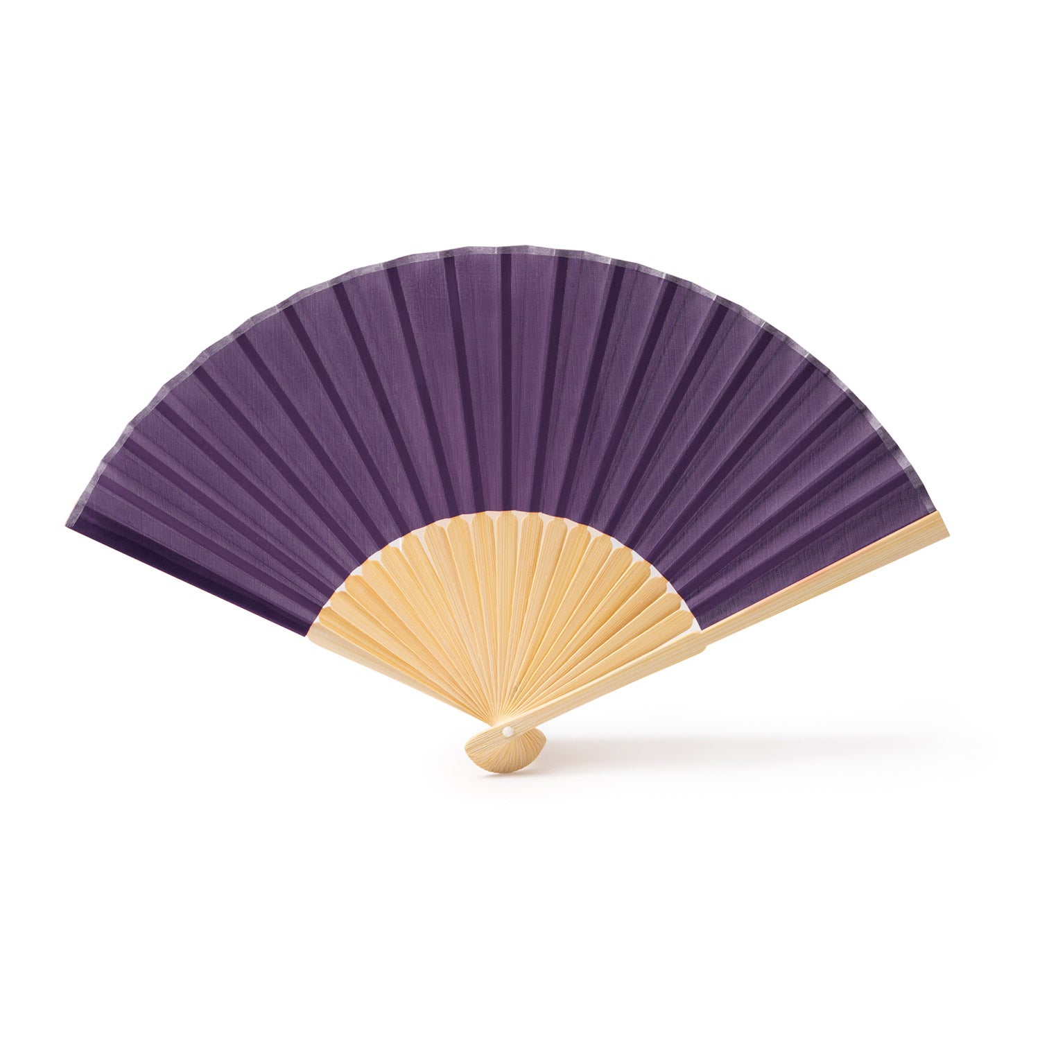 Evantai promotional din lemn si textil FN1617S171 - Green Print