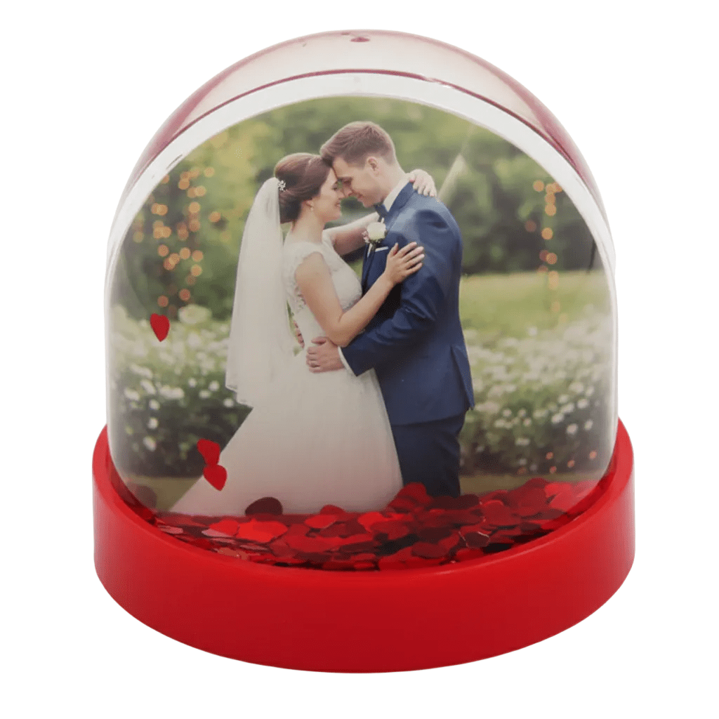 Glob foto rotund - inimi GL124 - Green Print